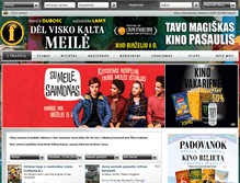 Tablet Screenshot of forumcinemas.lt
